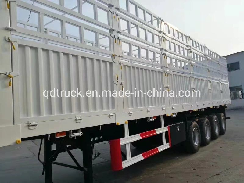 Heavy Duty 3 Axles Flatbed Container And Bulk Cargo Multi-purpose Truck Semi Trailer