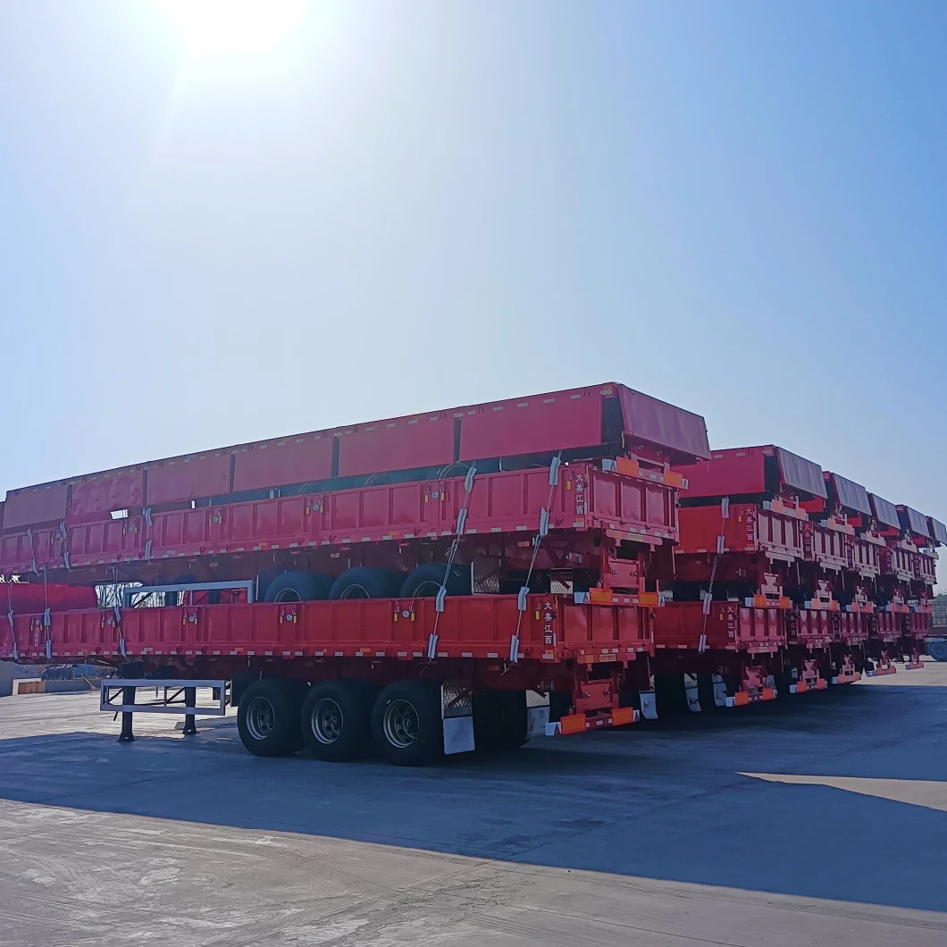 Mechanical/Air Suspension Heavy Duty Side Wall Traile Cargo Sidewall Semi Trailer