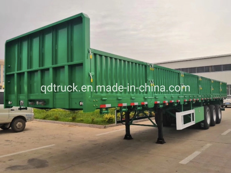 Heavy Duty 3 Axles Flatbed Container And Bulk Cargo Multi-purpose Truck Semi Trailer