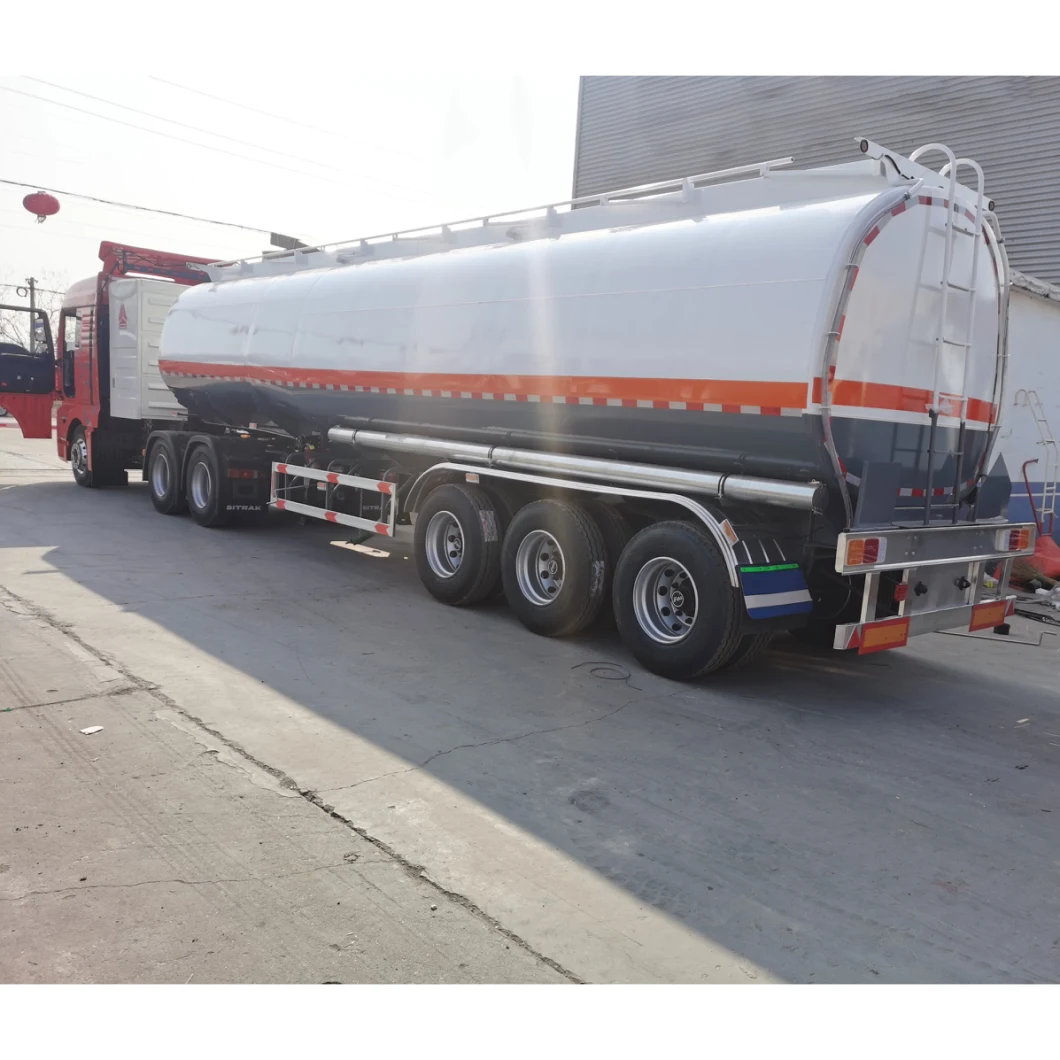 3 Axles/ 40000L/42000L/45000L Carbon Steel/Stainless Steel/Aluminum Alloy Tank/Tanker Truck Semi Trailer for Oil/Fuel/Diesel/Gasoline/Crude/Water/Milk Transport