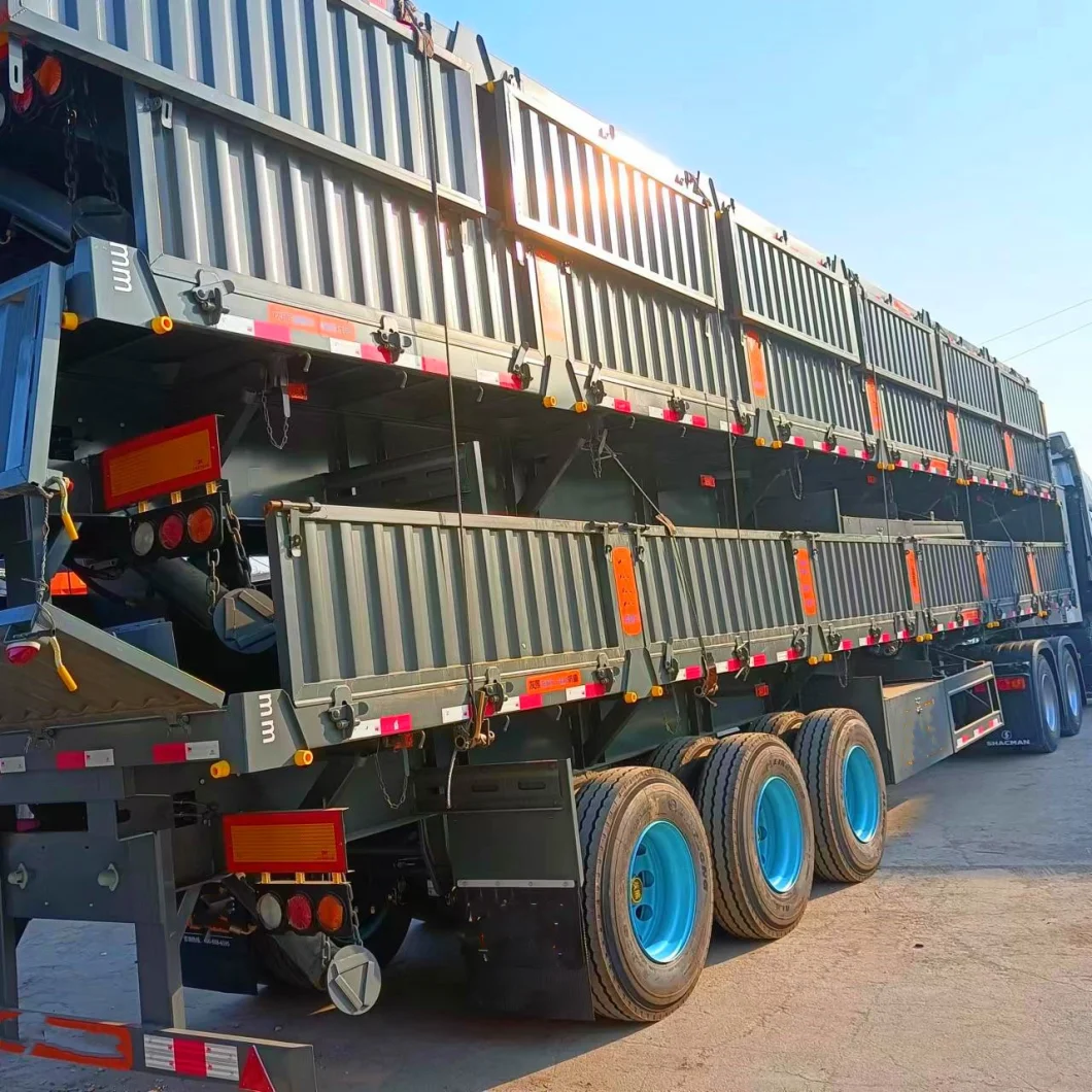 Mechanical/Air Suspension Heavy Duty Side Wall Traile Cargo Sidewall Semi Trailer