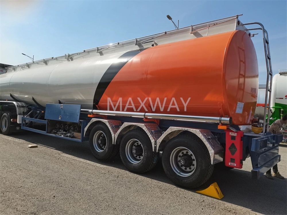 3 Axle 45000/50000L Fuel Oil Petrol Tanker Semi Truck Tractor Trailers for Sale