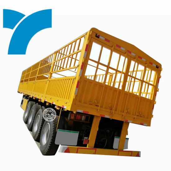 High Quality 3 Axles 4 Axles Side Wall Fence Cargo Semi Trailer Company in Shandong Cargo Truck Sale