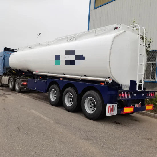 3 Axle 45000/50000L Fuel Oil Petrol Tanker Semi Truck Tractor Trailers for Sale