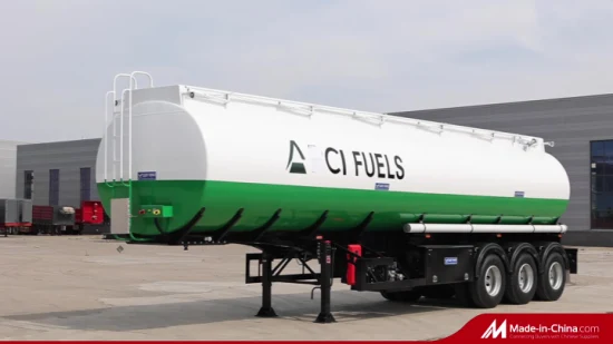 3 Axles 40000L 45000liter 54000liters Petrol Oil Tanker Fuel Tank Semi Trailer for Sale