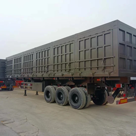 Flatbed Skeleton Low Bed Stake Container Transport Semi Truck Trailer 3 Axle Flatbed Semi Trailers for Sale