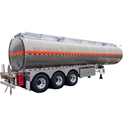 Special Design Aluminum Oil Tanker Truck Semi Trailer