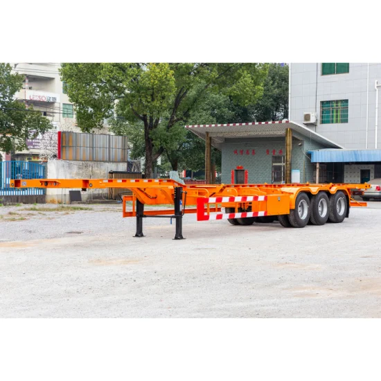 Container Skeleton Shipping Container Chassis Truck Semi Trailer