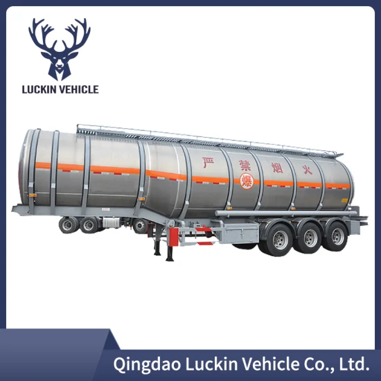 Aluminum Alloy Fuel Crude Oil Petrol Cement Asphalt Bitumen Water Milk Diesel Cnglng Carboon Steel Gasoline Edible Silo Liquid Tanker Tank Semi Trailer for Sale