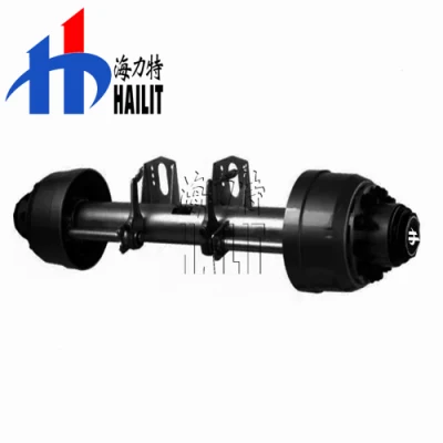 One-Stop Shopping Trailer Spare Parts American Type 150 Square Beam 1850 13t 14t 15t 16t 20t 25t Heavy Duty 10 Bolts Truck Semi Trailer Mechanic Axles (08)