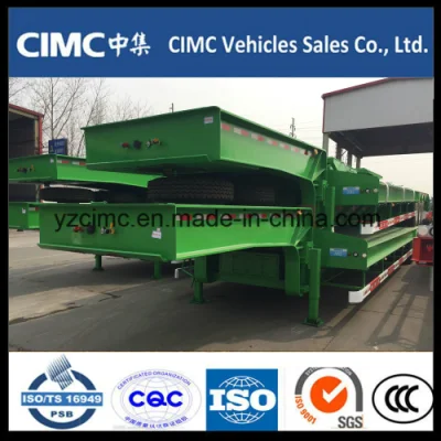 Cimc Heavy Machine Carrier Lowbed Semi Trailer