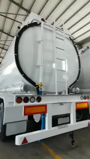 3 Axle 30000L/40000L/50000L Carbon Steel/Stainless Steel/Aluminum Alloy Tank/Tanker Truck Semi Trailer for Oil/Fuel/Diesel/Gasoline/Crude/Water/Milk Transport