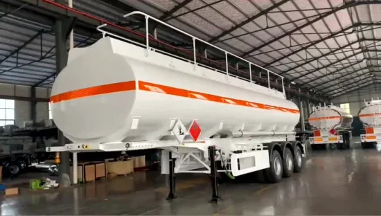 New 2/3/4 Axles 40000 42000 45000 Liters 40 45cbm Diesel Aluminum Carbon Steel Fuel Tanker/ Oil Tank / Semi Trailer Price for Sale