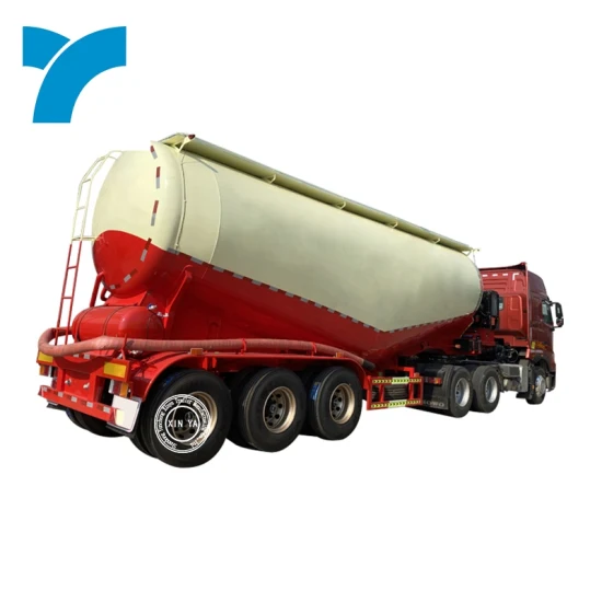 3 Axles 25cbm 45cbm Cement Bulker Trailer 4 Axles Wheat Flour Tanker Semi Trailer Aluminum Tanker 3000L 40000L Bulk Cement Tank Trailer