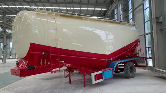 Vehicle Master 3 Axle 35 40 50 Cbm Powder Bulk Cement Tanker Bulker Tank Semi Trailer