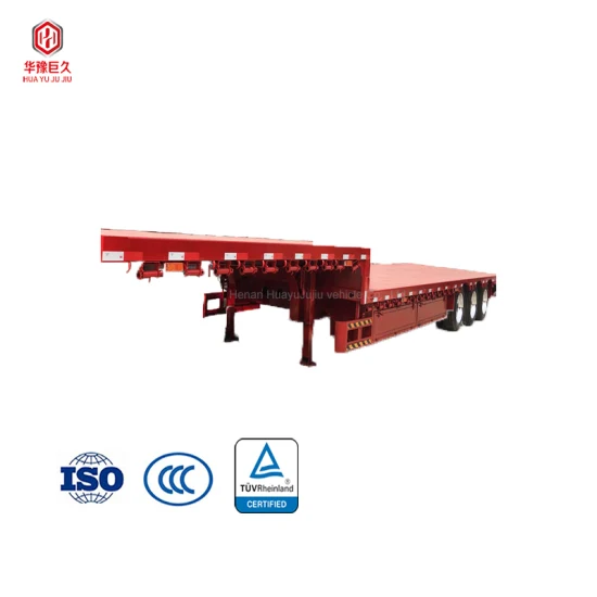 Multi Axles Hydraulic Steering Lowbed Semi Trailer for Special Transport