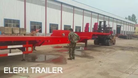 Low Price Tri-Axle Wind Blade Extendable Special Semi Trailer