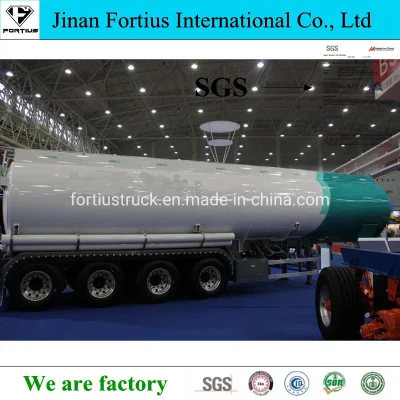 4 Axles 45000/40000/50000/70000 Liters Oil/Fuel/Diesel/Gasoline/Crude/Water/Milk Transport Stainless Carbon Steel Tank/Tanker Truck Semi Trailer for Nigeria